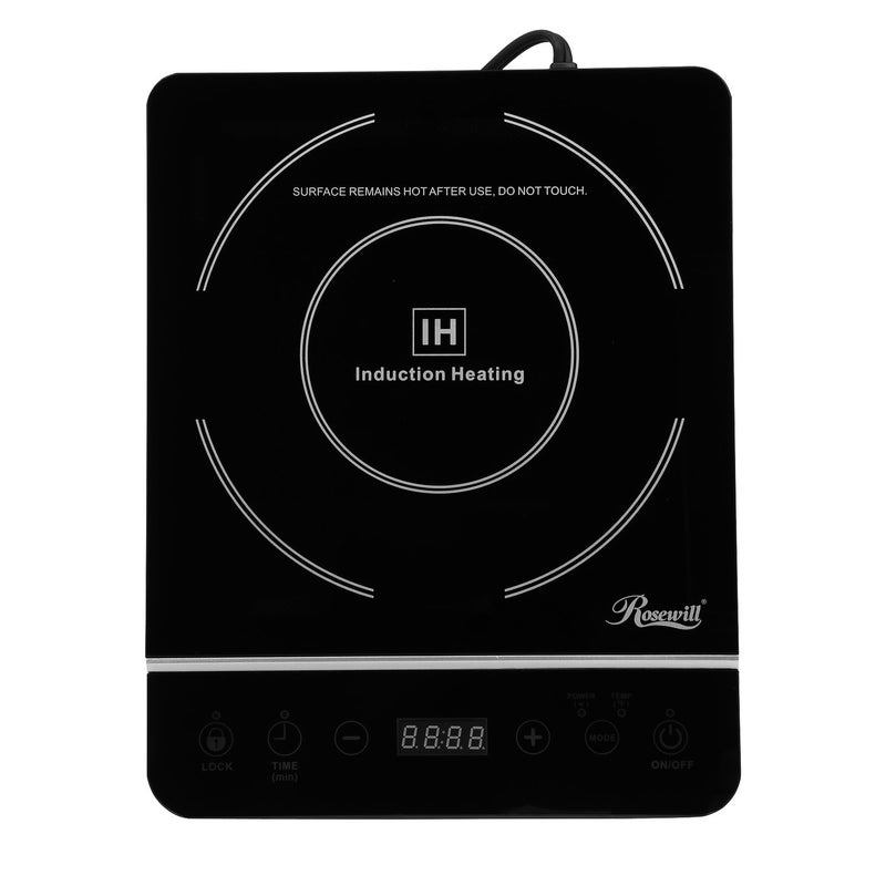 Rosewill Induction Cooker 1800 Watt, Induction Cooktop, Electric Burner with Stainless Steel Pot 10" 3.5 QT 18-8, RHAI-13001 - Image 3